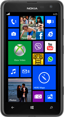 Nokia Lumia 625 (Black Refurbished Grade A)