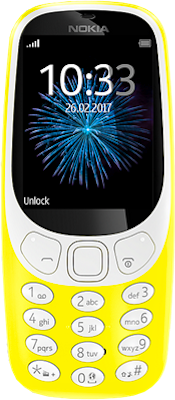 Nokia 3310 (2017) 2G Dual SIM (Yellow)