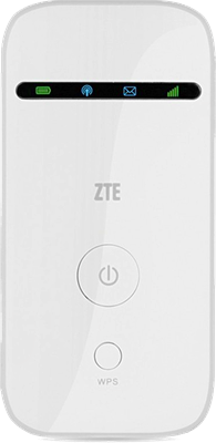 ZTE MF65 O2 Pocket Hotspot (White)