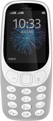 Nokia 3310 (2017) 2G (Grey)