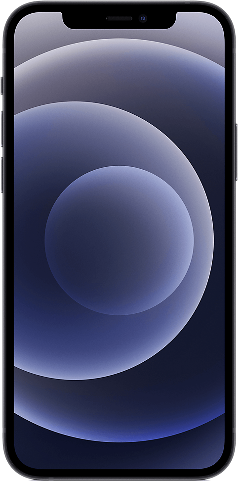 Refurbished Black Apple iPhone 12 Mini 5G 128GB - 100GB Data, £10.00 Upfront