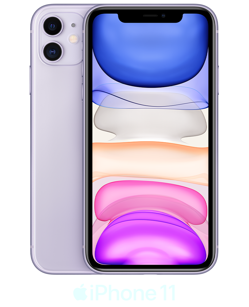Purple Apple iPhone 11 64GB - Grade A Condition. £19.00 Upfront.