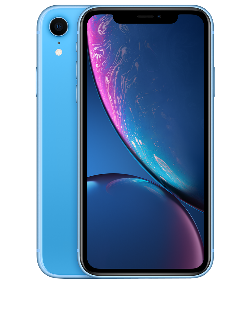 Blue Apple iPhone XR 64GB - Grade A Condition. £19.00 Upfront.