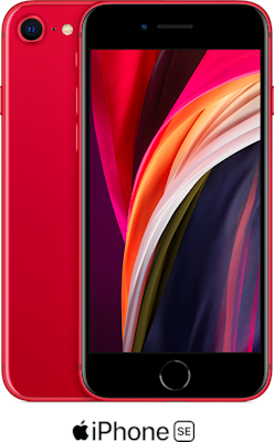 Red Apple iPhone SE 64GB - 100GB Data, £29.00 Upfront