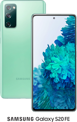 Green Samsung Galaxy S20 FE 4G 128GB with free Samsung Galaxy Earbuds Live (Black) - 1GB Data, £29.00 Upfront