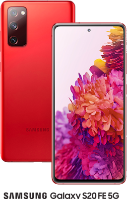 Samsung Galaxy S20 FE 128GB in Red