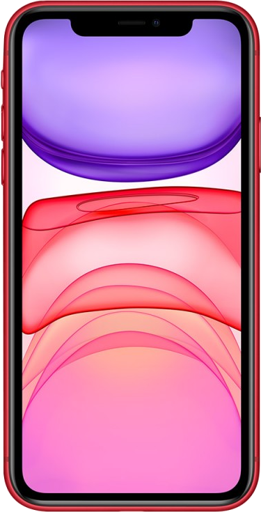 Red Apple iPhone 11 64GB - Unlimited Data, £30.00 Upfront