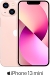 Apple iPhone 13 Mini 5G (128GB Pink) - 150GB Data, £60.00 Upfront
