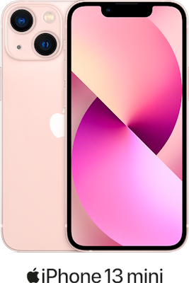 Pink Apple iPhone 13 Mini 5G 128GB - 2GB Data, £60.00 Upfront