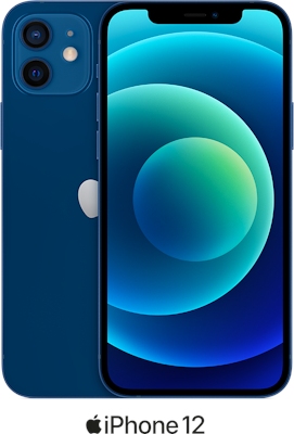 Blue Apple iPhone 12 5G 64GB - 1GB Data, £30.00 Upfront