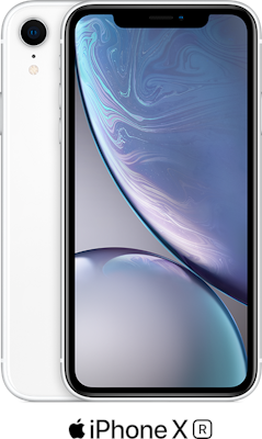 White Apple iPhone XR 64GB - 100GB Data, £29.00 Upfront
