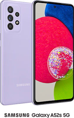 Samsung Galaxy A52s 128GB in Purple
