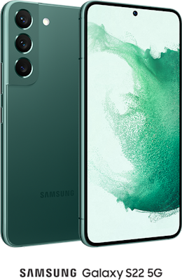 Green Samsung Galaxy S22 5G 256GB - 300GB Data, £35.00 Upfront
