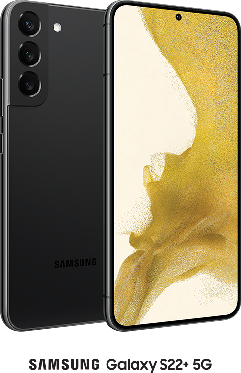 Samsung Galaxy S22+ 5G (128GB Phantom Black) - 150GB Data, £50.00 Upfront