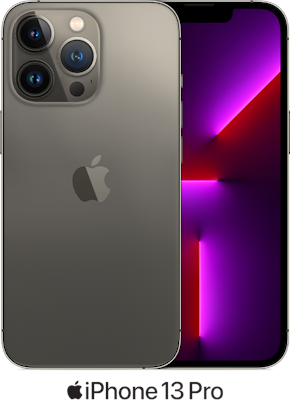 Grey Apple iPhone 13 Pro 5G 1TB - 4GB Data, £99.00 Upfront