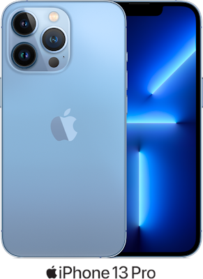 Blue Apple iPhone 13 Pro 5G 1TB - 4GB Data, £99.00 Upfront
