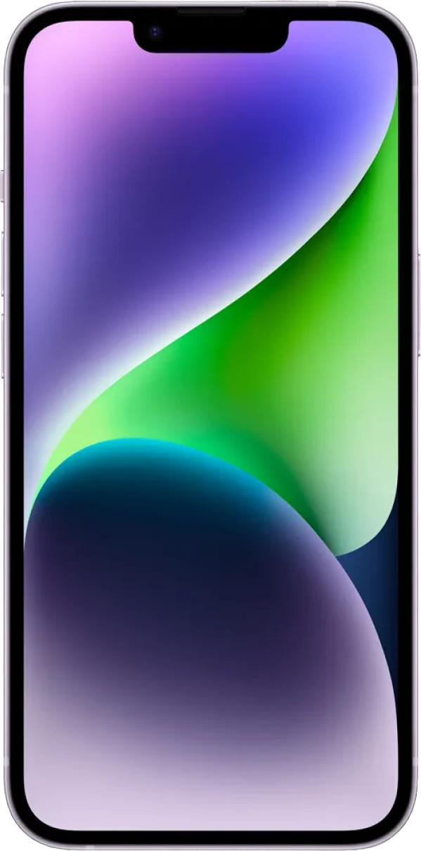 Apple iPhone 14 5G Dual SIM (256GB Purple Pre-Owned Grade A) at Â£359.99 on Refresh Flex (1 Month contract) with Unlimited mins & texts; 25GB of 5G data. Â£26 a month.