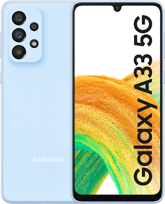 Samsung Galaxy A33 128GB in Awesome Blue