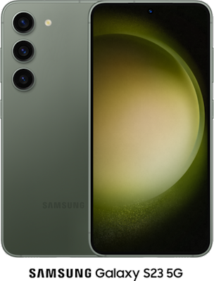 Green Samsung Galaxy S23 5G Dual SIM 128GB - 2GB Data, £75.00 Upfront