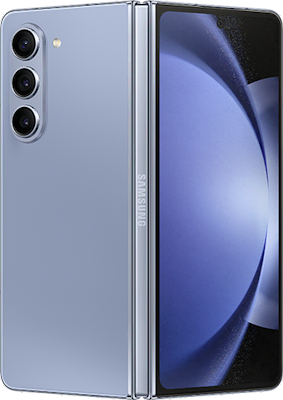 Blue Samsung Galaxy Z Fold5 5G 512GB - 15GB Data, £95.00 Upfront