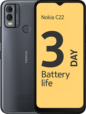 Nokia C 22 64GB in Black
