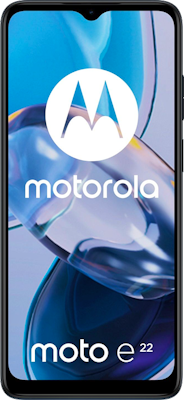 Motorola Moto E 22 64GB in Astro Black