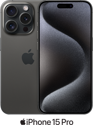 Apple iPhone 15 Pro 128GB in Black Titanium