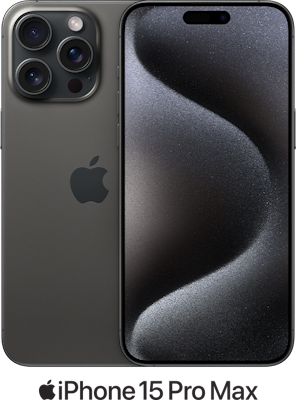 Apple iPhone 15 Pro Max 1TB in Black Titanium