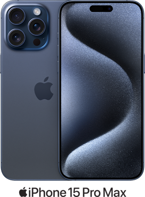 Apple iPhone 15 Pro Max 1TB in Blue Titanium