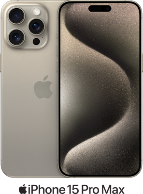 Apple iPhone 15 Pro Max 1TB in White Titanium