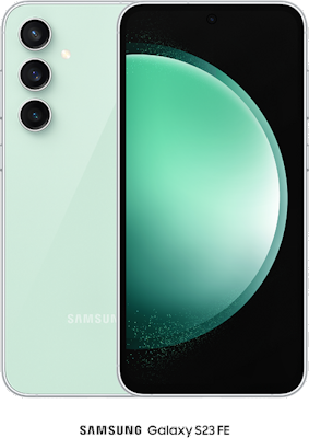 Green Samsung Galaxy S23 FE Dual SIM 128GB - 300GB Data, £30.00 Upfront