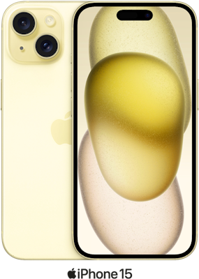 Apple iPhone 15 256GB in Yellow