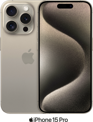 Apple iPhone 15 Pro 512GB in Natural Titanium