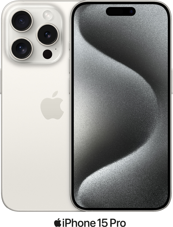 Apple iPhone 15 Pro 256GB in White Titanium