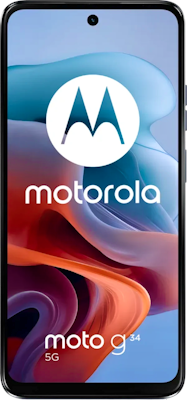 Motorola Moto G34 128gb Ice Blue At Â£25 On Red 24 Month Contract With Unlimited Mins Texts 50gb Of 5g Data Â£14 A Month Consumer Upgrade Price