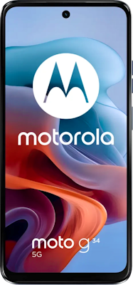 Motorola Moto G34 128GB in Ice Blue