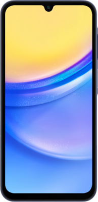 Black Samsung Galaxy A15 128GB - Unlimited Data, £50.00 Upfront