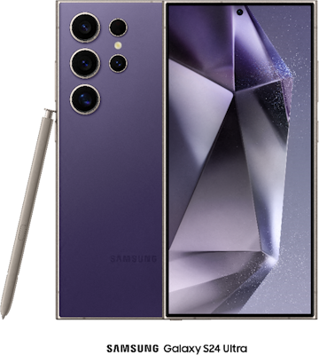 Samsung Galaxy S24 Ultra 256GB in Titanium Violet