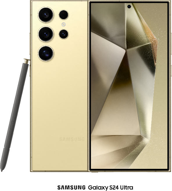 Samsung Galaxy S24 Ultra 256GB in Titanium Yellow