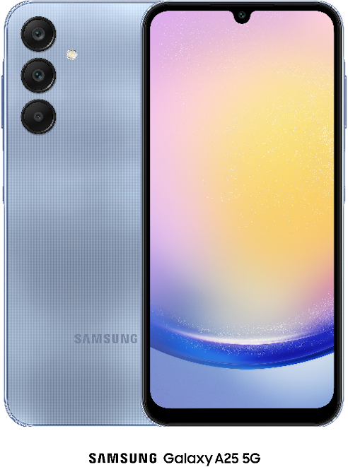 Samsung Galaxy A25 128GB in Light Blue