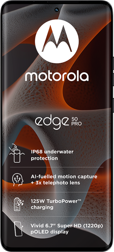 Motorola Edge 50 Pro Dual Sim 512gb Black Beauty At &Acirc;&pound;185 On Red 24 Month Contract With Unlimited Mins Texts 200gb Of 5g Data &Acirc;&pound;15 A Month