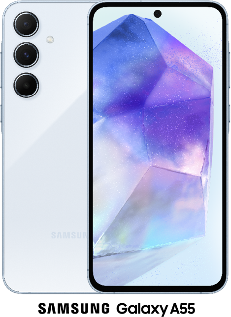 Samsung Galaxy A55 128GB in Iceblue