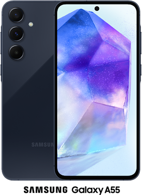 Samsung Galaxy A55 128GB in Iceblue