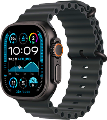 Apple Watch Ultra 2 49mm (GPS + Cellular) Titanium with Black Ocean Band at £1 on Refresh Flex - Smartwatch Unlimited (48 Month contract) with Unlimited 4G data. £12.85 a month. Apple Watch Ultra 2 49mm (GPS + Cellular) Titanium with Black Ocean Band at £1 on Refresh Flex - Smartwatch Unlimited (48 Month contract) with Unlimited 4G data. £12.85 a month.