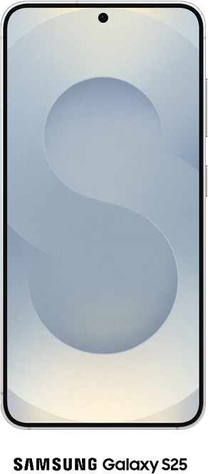 Silver Samsung Galaxy S25 Dual SIM 128GB - 150GB Data, £30.00 Upfront