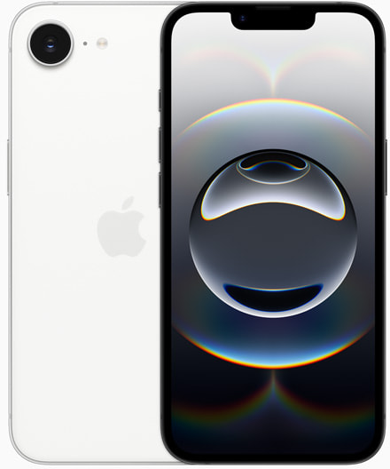 Apple iPhone 16e Dual SIM (128GB White) at Â£20 on Pay Monthly 50GB (36 Month contract) with Unlimited mins & texts; 50GB of 5G data. Â£26.70 a month.