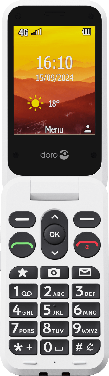 Doro Leva L20 Red & White for just £7.50/M on Tesco Mobile with a 24 month contract