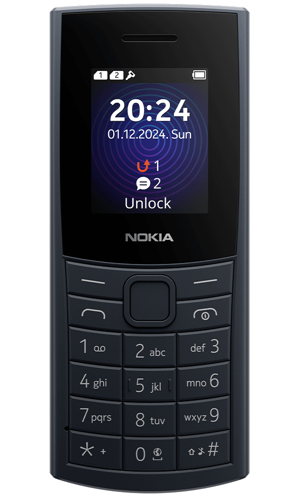 Nokia 110 2nd Edition Dual SIM (0GB Midnight Blue) for Â£33.99 SIM Free