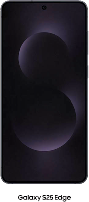 Samsung Galaxy S25 Edge 256GB in Black