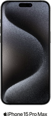 Apple iPhone 15 Pro Max 256GB in Black Titanium